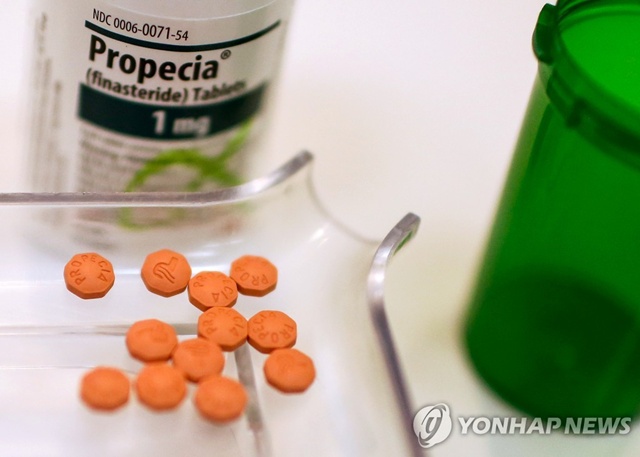 ▲ 탈모치료제 '프로페시아'. 210204 로이터=연합뉴스. ⓒ연합뉴스