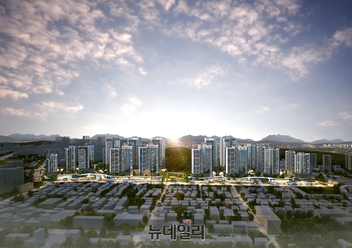 ▲ 서초구 방배15구역 재건축 투시도 ⓒ서울시