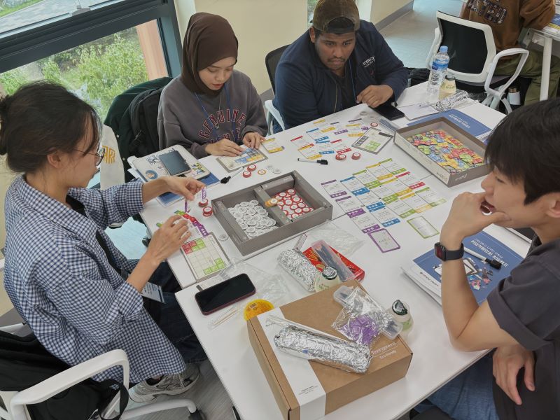 ▲ 중소벤처기업진흥공단 충청연수원에서 열린 ‘제3차 외국인 유학생 취업역량강화 프로그램’에 외국인 유학생들이 참가하고 있다.ⓒ선문대