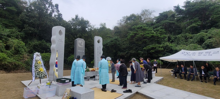 ▲ 산청군은 1일‘제17회 국민보도연맹 희생자 합동위령제’를 봉행 했다.ⓒ산청군
