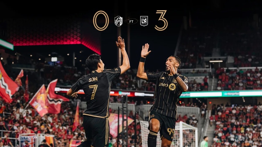▲ 세인트루이스를 3-0으로 격파한 LA가 지난 주보다 4계단 상승한 파워랭킹 2위를 차지했다.ⓒLA FC 제공