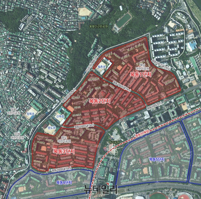 ▲ 양천구 목동 1·2·3단지 위치도 ⓒ서울시