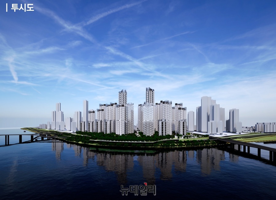 ▲ 강남구 압구정3구역 재건축 투시도 ⓒ서울시