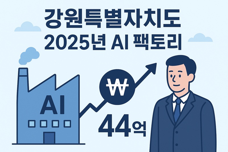 강원도, 'AI 팩토리 공모사업' 2년 연속 선정 … 김진태 지사 "지역 제조업의 새로운 성장 엔진"