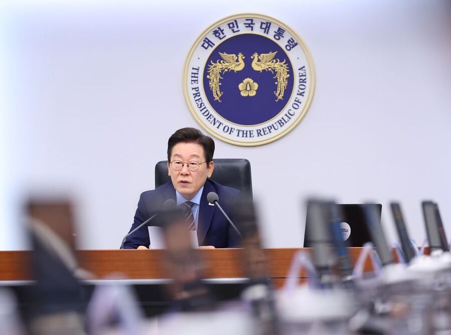 ▲ 이재명 대통령이 2일 서울 용산 대통령실 청사에서 열린 수석보좌관회의에서 발언하고 있다. ⓒ뉴시스