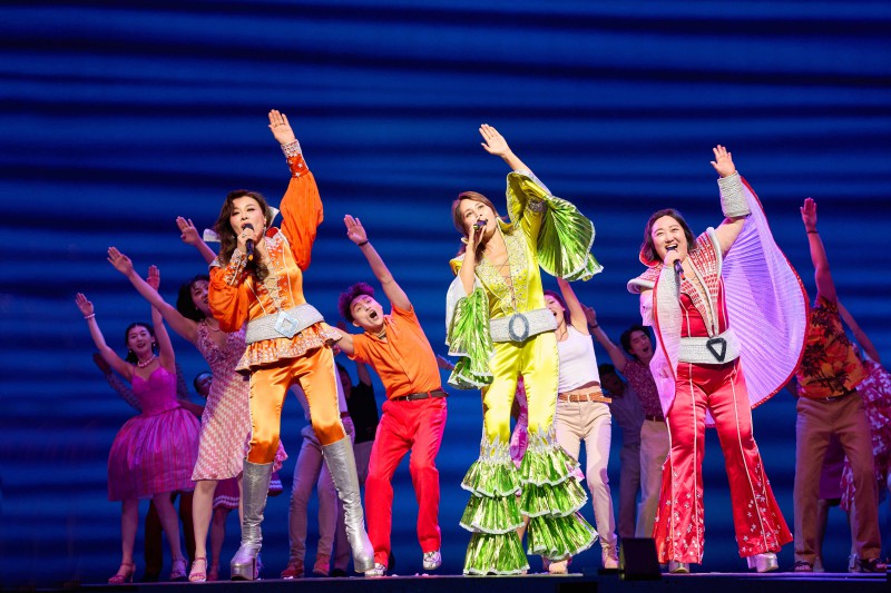 ▲ 뮤지컬 '맘마미아!' 공연.ⓒ신시컴퍼니