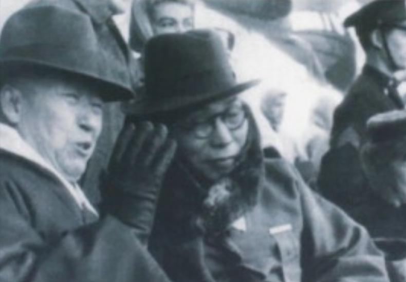 ▲ 이승만 전 대통령과 김구 선생 모습 ⓒ'끝나야할 전쟁' 책 표지 캡쳐