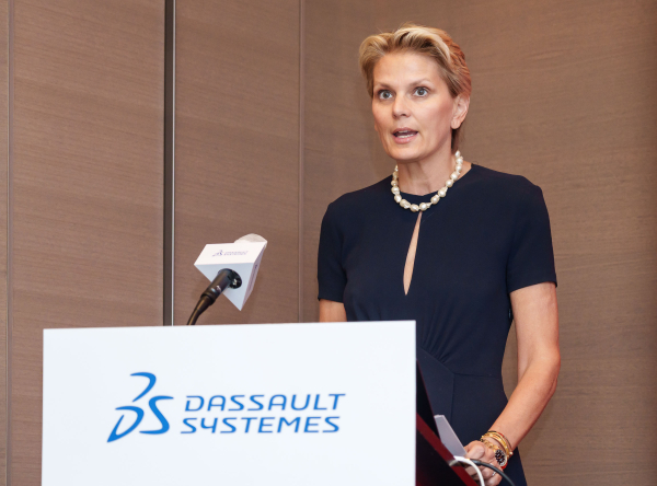 ▲ 빅투아 드 마제리(Victoire de MARGERIE) 다쏘시스템 기업가치, 마케팅 및 커뮤니케이션 부사장(Vice President Corporate Equity, Marketing & Communications). ⓒ다쏘시스템