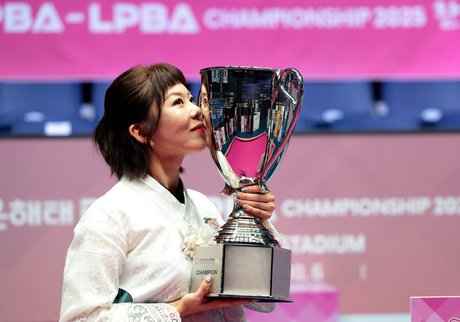 ▲ '당구 여제' 김가영이 임경진을 꺾고 시즌 3승을 달성했다.ⓒPBA 제공