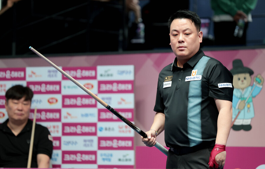 ▲ PBA 8강에서 조재호가 세트스코어 3-1로 김임권을 제압하고 4강 진출에 성공했다.ⓒPBA 제공