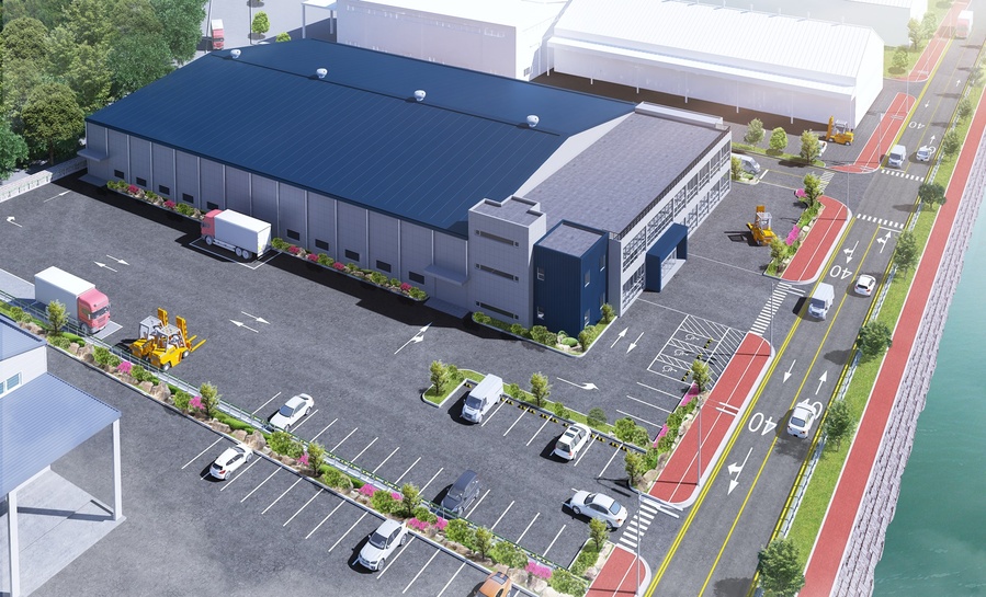 ▲ 전기차 사용후 배터리 인라인자동평가센터 조감도(2025년 개소)포항 블루밸리 국가산단.ⓒ경북도