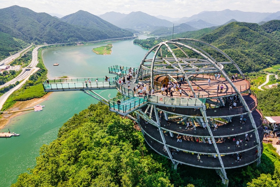 ▲ 단양 만천하스카이워크.ⓒ단양군