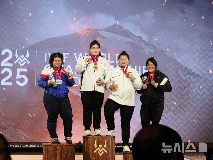 ▲ 한국 역도의 간판 박혜정이 세계역도선수권 여자 86㎏ 이상급 경기에서 합계 283㎏을 들어올려 우승을 차지했다.ⓒ뉴시스 제공