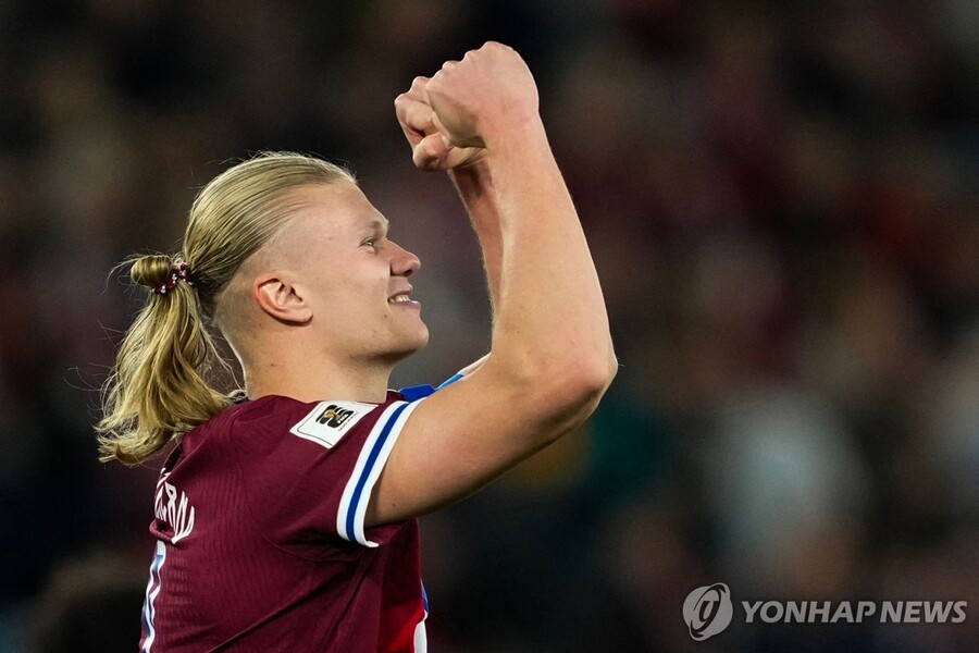 ▲ 홀란이 커리어 27번째 해트트릭을 쏘아올리며 21세가 최다 해트트릭 공동 7위에 이름을 올렸다.ⓒ연합뉴스 제공