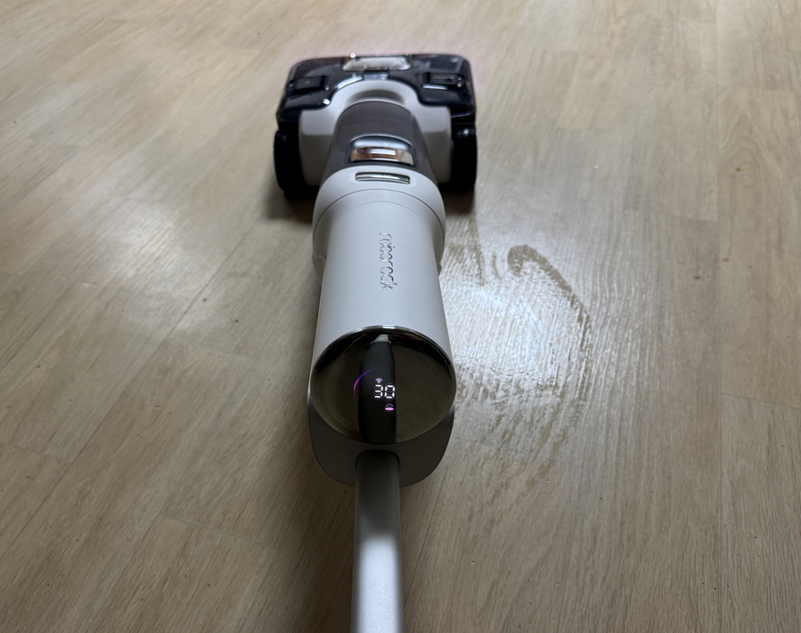 ▲ 강력한 청소 성능에 만족감이 들었다. ⓒ김재홍 기자