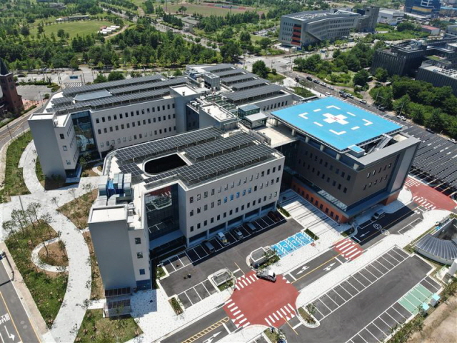 ▲ 국립소방병원 전경. ⓒ동부건설