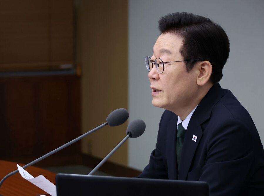 ▲ 이재명 대통령이 13일 서울 용산 대통령실 청사에서 열린 수석보좌관회의에서 발언하고 있다. ⓒ뉴시스