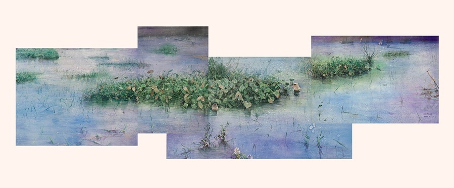 ▲ 추억-부평 신트리_575x172cm_Oil on canvas_2025.ⓒ세종대