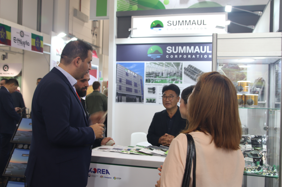 ▲ 충남도와 충남테크노파크 해양수산창업투자지원센터는 지난 4∼8일 독일 아누가(ANUGA) 2025 식품박람회에 참가, 충남 독일사무소와 협력해 홍보관을 운영했다.ⓒ충남도