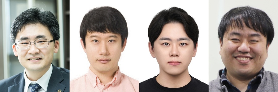 ▲ DGIST(총장 이건우) 교원과 연구원이 산학협력을 통해 세계적인 성과를 거두며, 인공지능(AI) 분야 최고 권위 학회 중 하나인 ‘CIKM 2025’의 핵심 세션인 Industry Day Talks의 최종 발표자로 선정됐다.(좌측부터) DGIST 최지웅 교수, 이상철 선임연구원, 진우철 박사과정생, TORIS 오대건 대표ⓒ DGIST