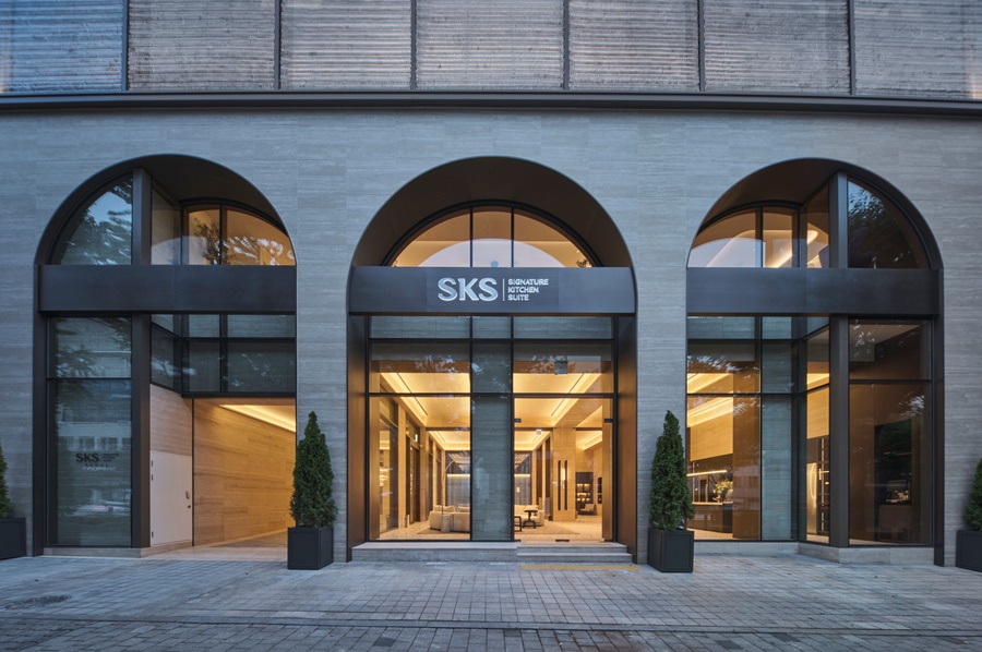 ▲ LG전자가 14일 서울 강남구 논현동에 프리미엄 빌트인 가전 전시관 ‘SKS 서울’을 오픈했다.ⓒLG전자