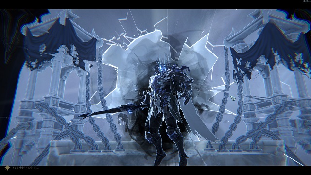 ▲ 셰이프 오브 드림즈 마지막 보스의 등장신. 꽤나 매콤한 난이도를 자랑한다.