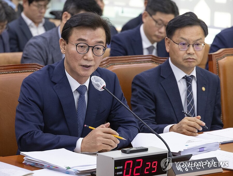 ▲ 전재수 해양수산부 장관. ⓒ연합뉴스