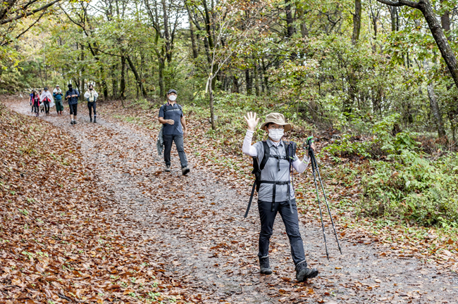 ▲ 트레킹 모습. ⓒ강원관광재단