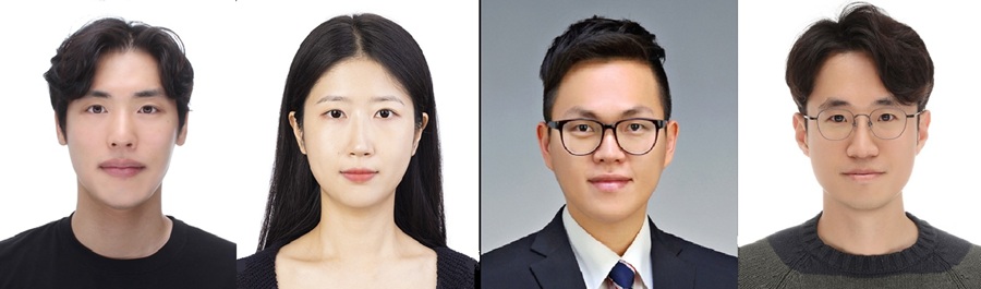 ▲ 왼쪽부터 중앙대 나정호 박사과정, 장서현 박사과정, 남인호 교수, 박승근 교수.ⓒ중앙대