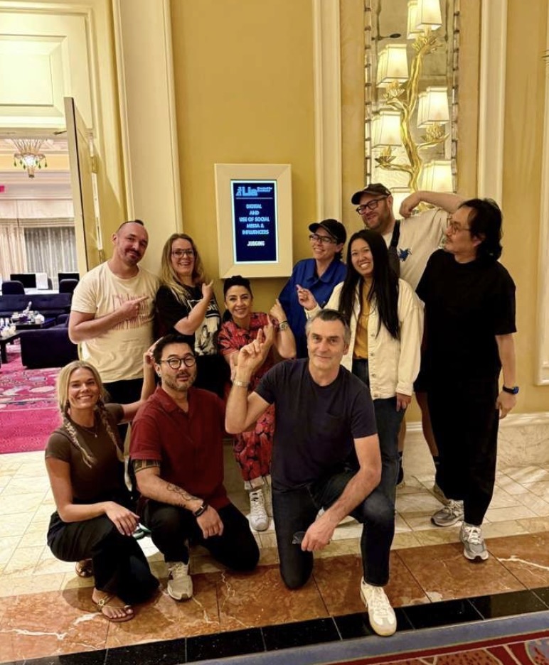 ▲ 2025 Lia 'Digital and Use of Social Media & Influencers' 부문 심사위원단. 김홍탁 파울러스 CCO(우측). ©Lia