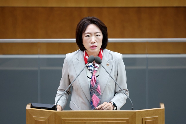 ▲ 이혜원 경기도의회 의원. ⓒ경기도의회 제공
