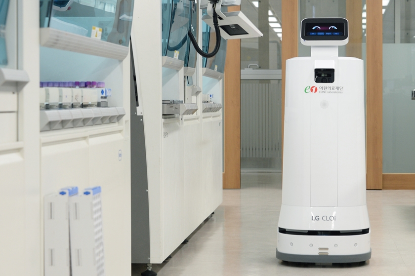 ▲ LG전자 상업용 로봇 '클로이' 서브봇 제품 이미지ⓒLG전자
