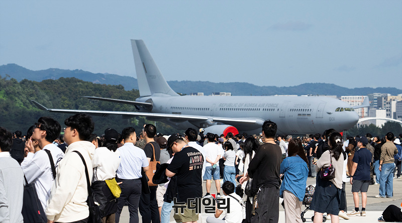 ▲ ADEX 2025가 진행 중인 성남 서울공항 ⓒ서성진 기자