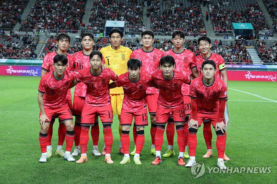 ▲ 홍명보 감독이 이끄는 한국 대표팀이 FIFA 랭킹 22위에 올라 포트2 수성에 성공했다.ⓒ연합뉴스 제공