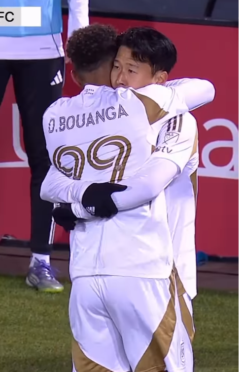 ▲ 부앙가의 패스를 받은 손흥민이 시즌 9호골을 작렬했다.ⓒLA FC 제공