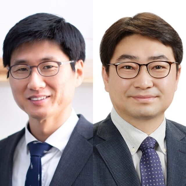 ▲ 박호석 성균관대 교수(왼쪽)와 이기라 포스텍 교수(오른쪽)ⓒLG에너지솔루션