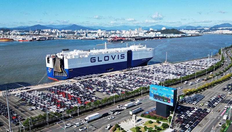 ▲ 현대차 울산공장 수출선적부두. ⓒ연합뉴스