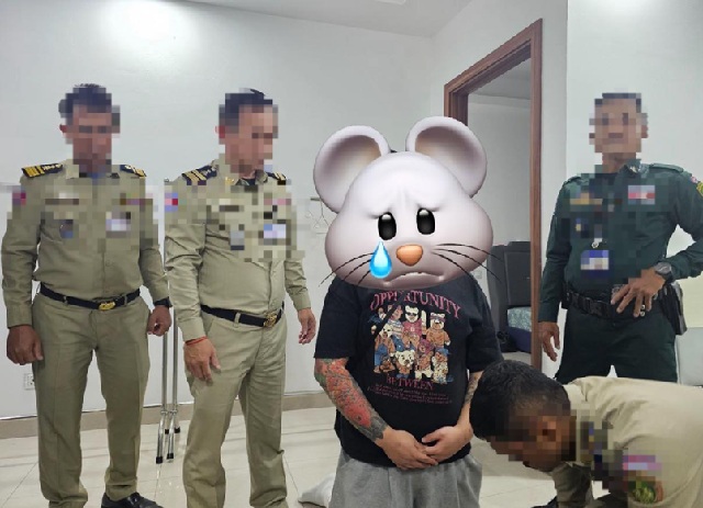 ▲ 김병주 더불어민주당 최고위원이 지난 18일 캄보디아 수도 프놈펜에서 구출했다는 한국 청년의 모습. 양 팔에는 문신이 가득한 모습이다.ⓒ캄보디아 교민 페이스북 캡처