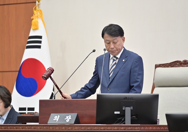 ▲ 최익순 의장. ⓒ강릉시의회