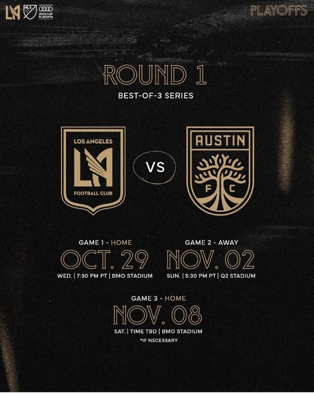 ▲ LA FC 인스타그램 계정 갈무리. 251020 ⓒlafc