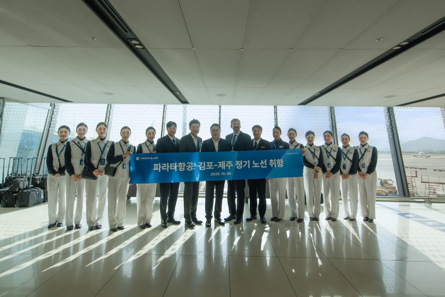 ▲ 파라타항공은 오는 26일부터 김포~제주 노선을 정기편으로 운항할 예정이다. ⓒ파라타항공