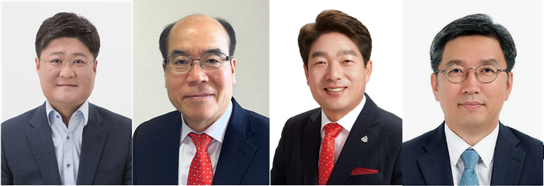 ▲ 왼쪽부터 이진수 전 부산시의원, 권오성 전 부산시의원, 장준용 동래구청장, 더불어민주당 박성현 동래구 지역위원장.ⓒ뉴데일리DB
