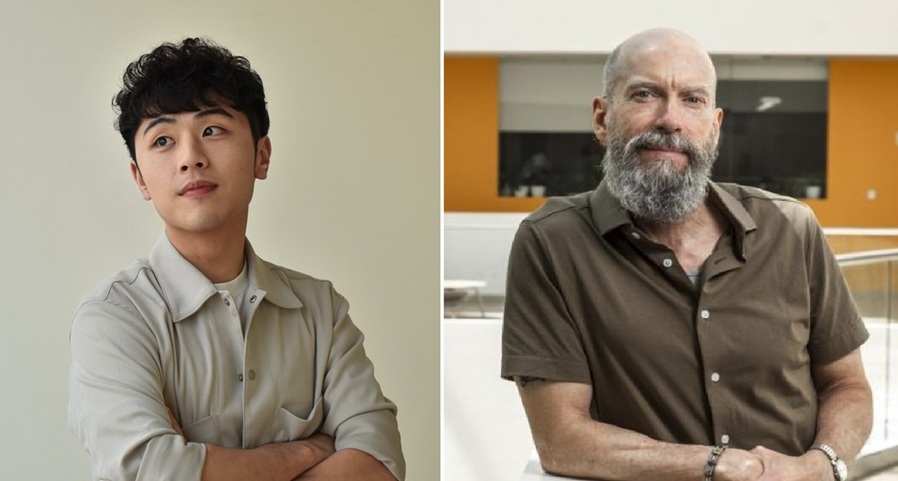 ▲ 서울과학기술대학교 융합교양학부 한효빈 교수(왼쪽)와 MIT 뇌인지과학과 Earl Miller 교수.ⓒ서울과기대