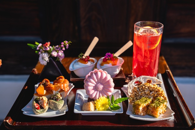 ▲ 운암정 전통 다과 디저트. ⓒ강원랜드