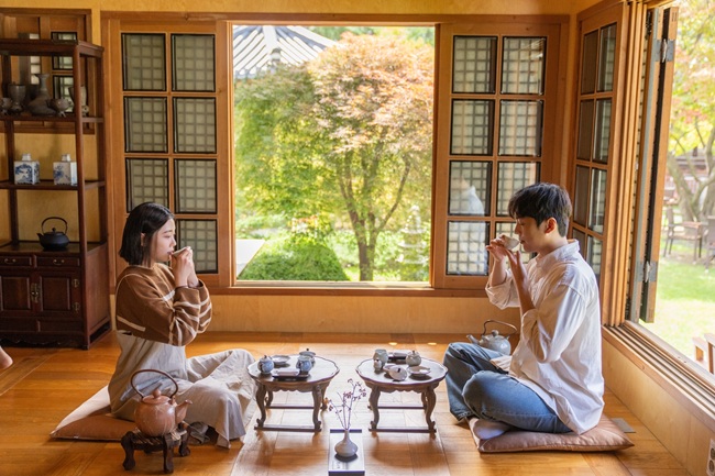 ▲ 운암정 내부 모습. ⓒ강원랜드