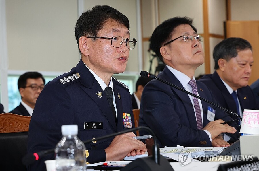 ▲ 김용진 해양경찰청장. ⓒ연합뉴스