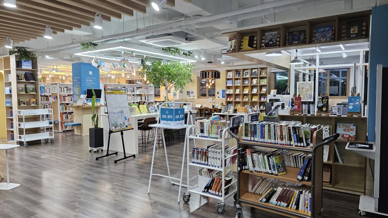 ▲ 표선중학교 자청비도서관.ⓒ문체부