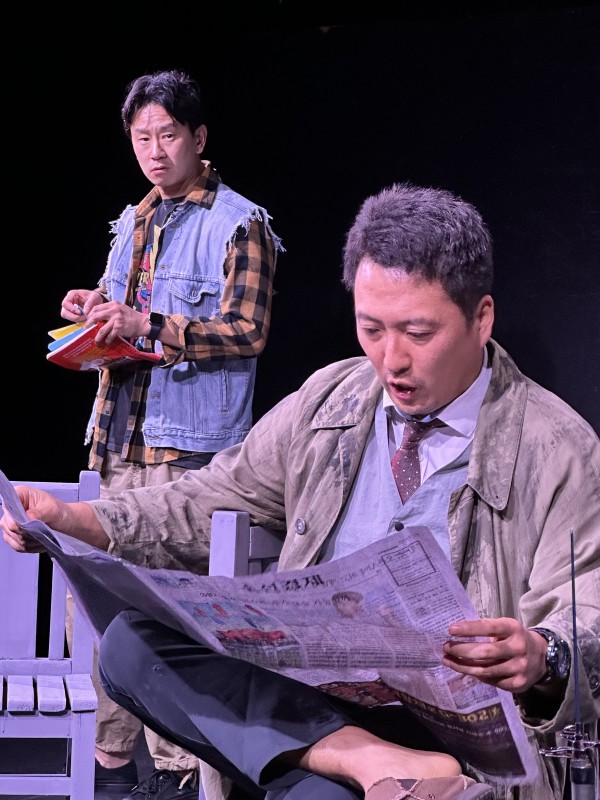 ▲ 연극 '경계인' 공연 사진.ⓒ달팽이주파수