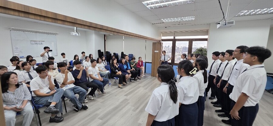 ▲ 광주서부교육지원청, 한국-싱가포르 ‘다가치’ 국제 교류ⓒ광주시교육청 제공
