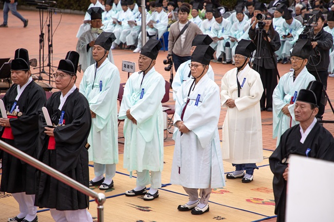 ▲ 제64회 대현율곡이선생제 모습. ⓒ강릉시